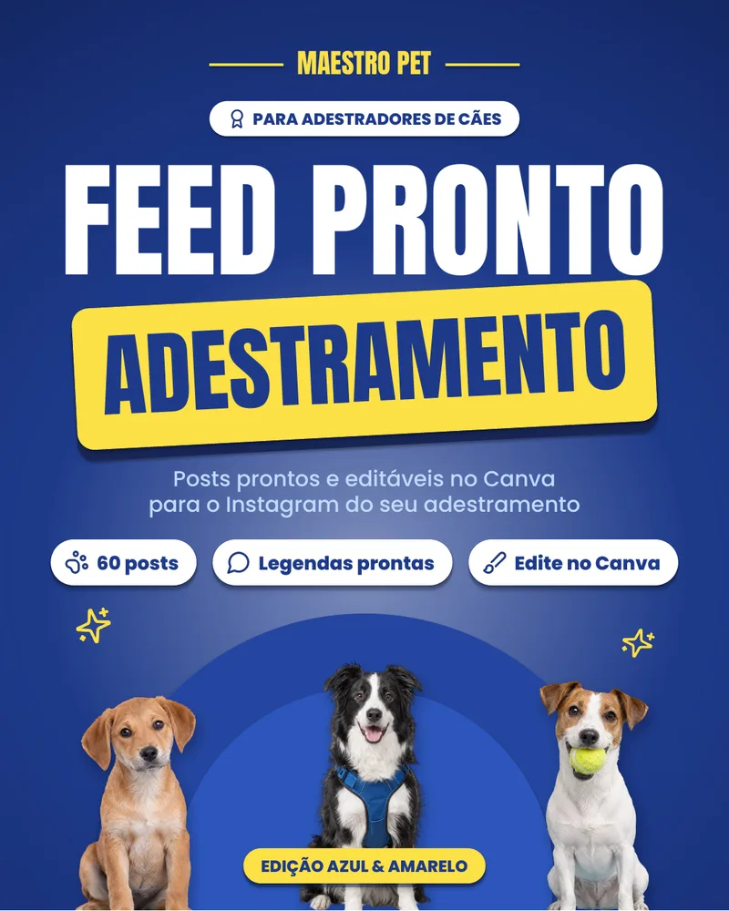 Capa do Feed Pronto Adestramento