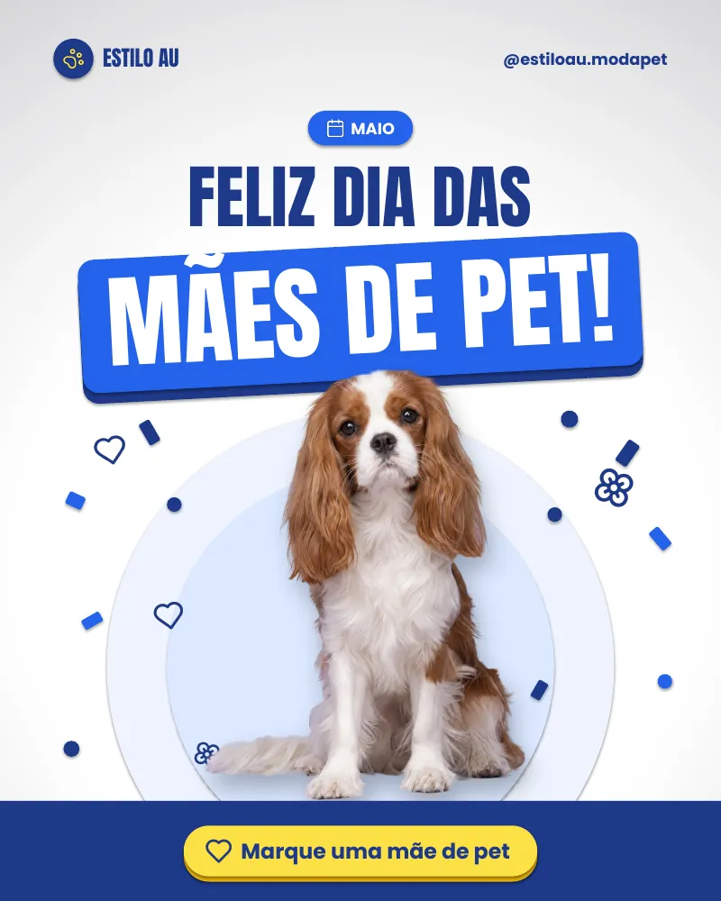 Post “Feliz Dia das Mães de pet!” do Feed Pronto Moda Pet