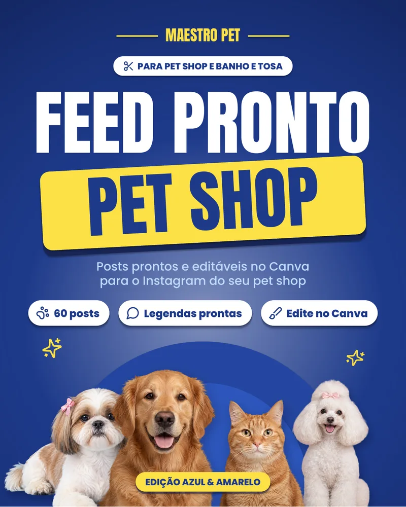 Capa do Feed Pronto Pet Shop