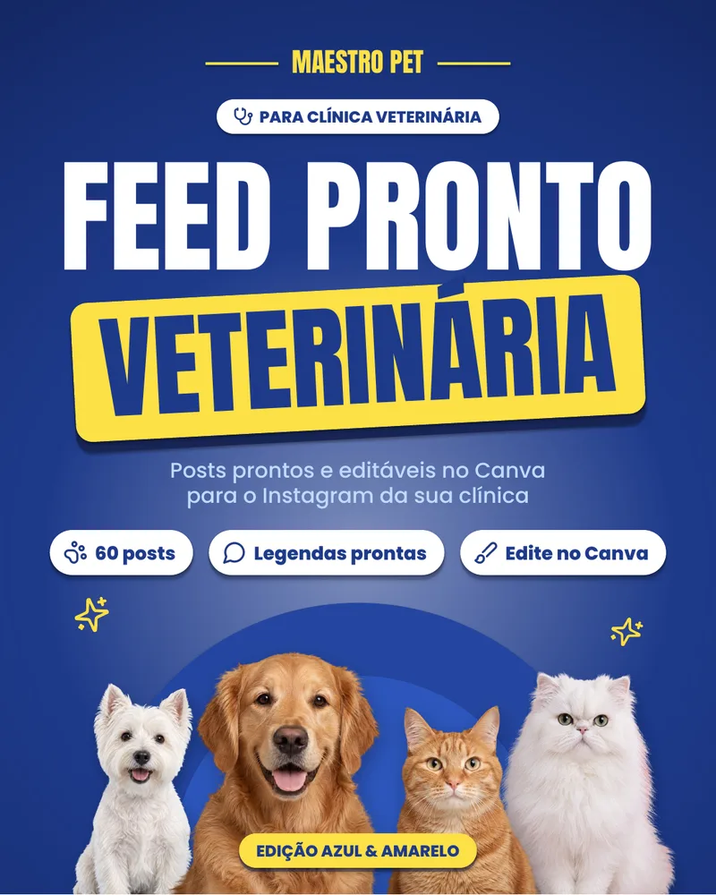 Capa do Feed Pronto Veterinária