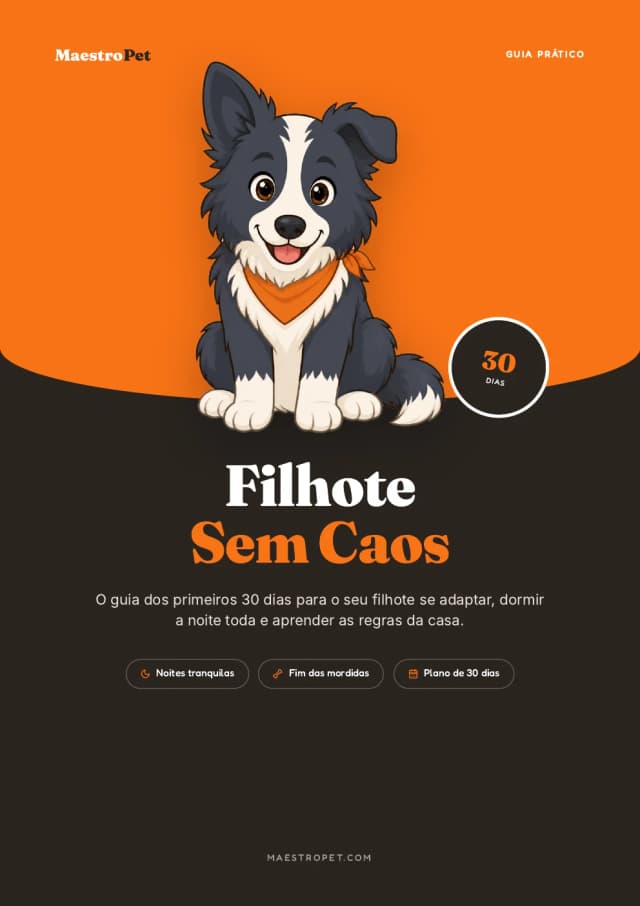 Capa do guia Filhote Sem Caos