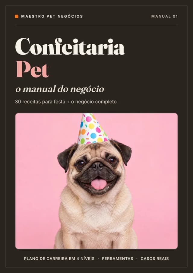 Capa: Confeitaria Pet: o manual do negócio