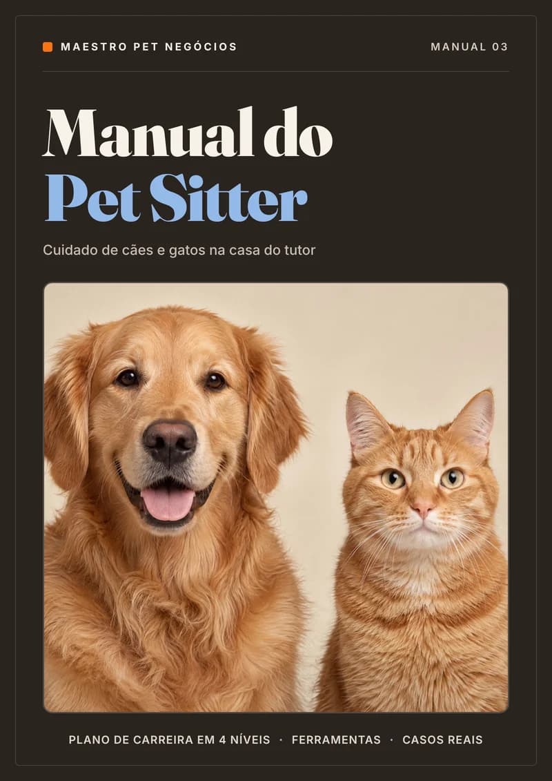 Capa: Manual do Pet Sitter