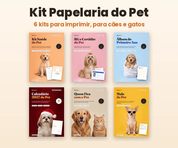 Capa: Kit Papelaria do Pet