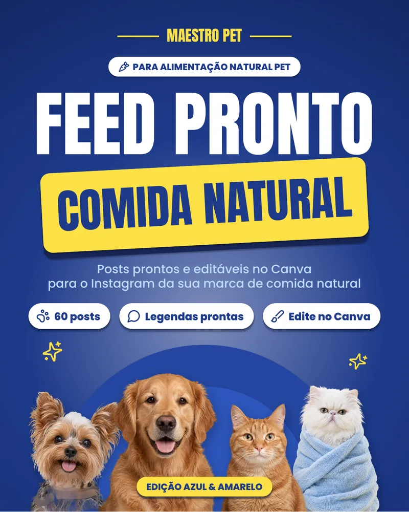 Capa do Feed Pronto Comida Natural
