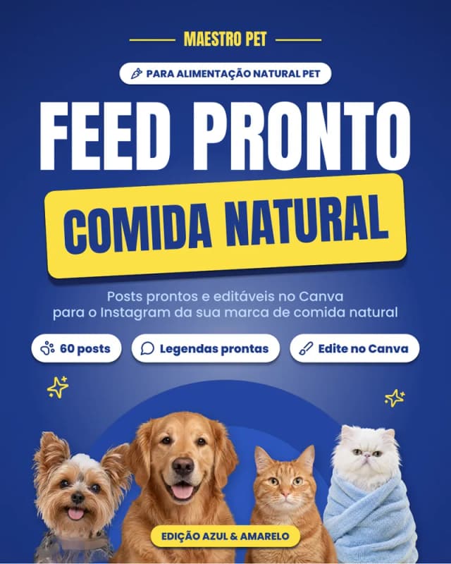 Capa do Feed Pronto Comida Natural