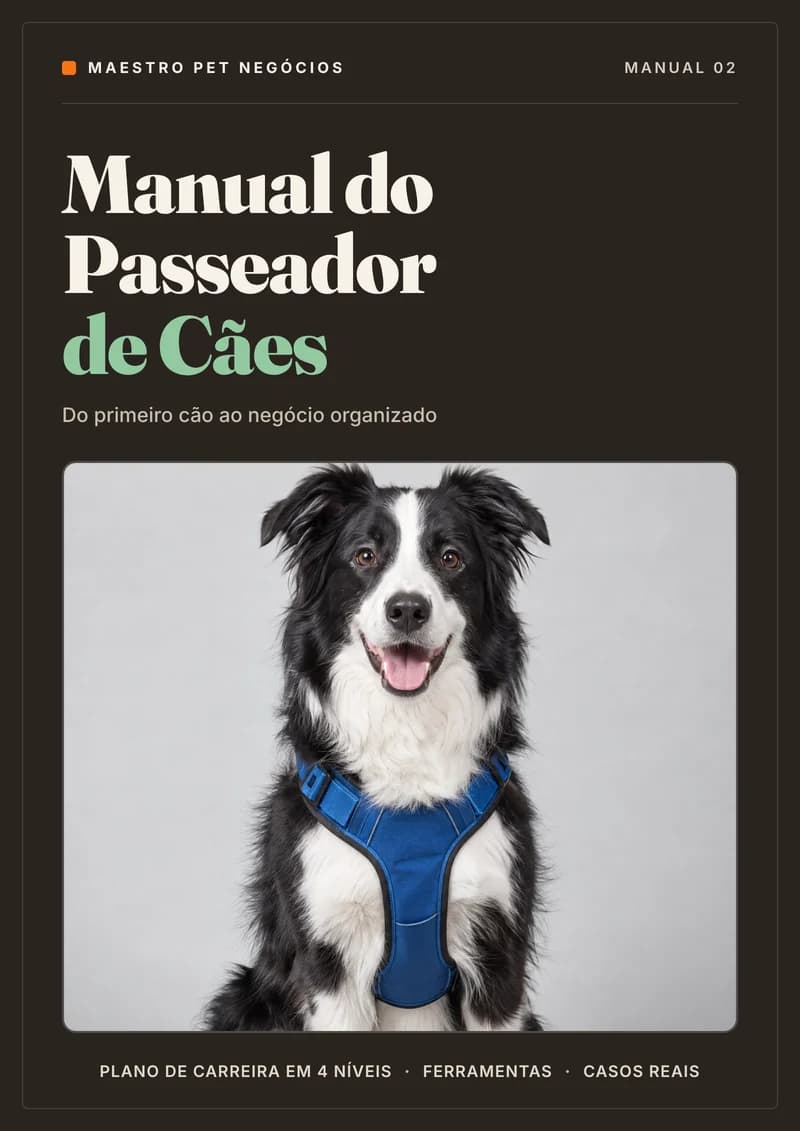 Capa: Manual do Passeador de Cães