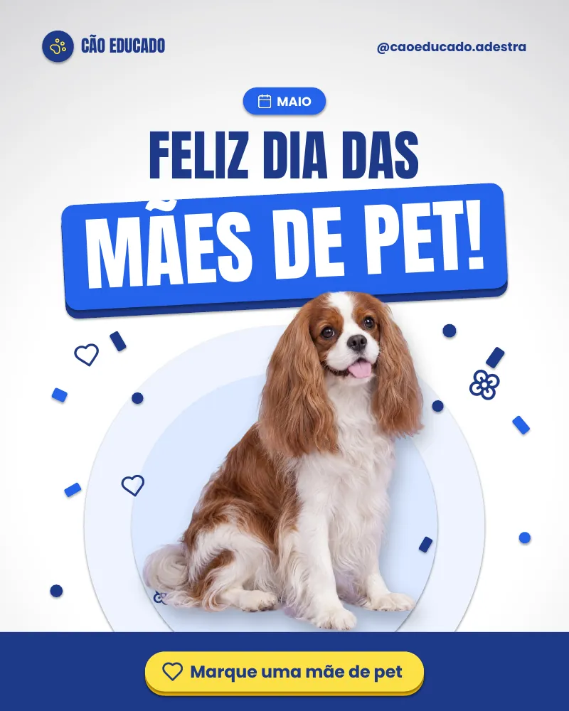 Post “Feliz Dia das Mães de pet!” do Feed Pronto Adestramento