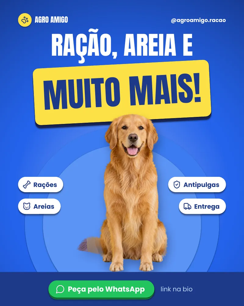Post “Ração, areia e muito mais.” do Feed Pronto Agropet
