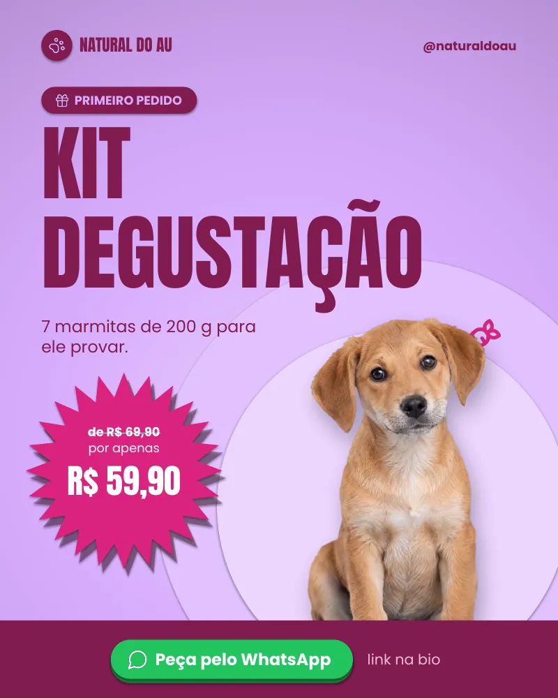 Post “Primeiro pedido? Comece pelo kit degustação.”, edição rosa