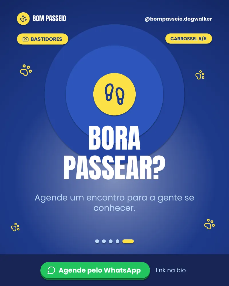 Carrossel “Como funciona o passeio?”, página 5 de 5